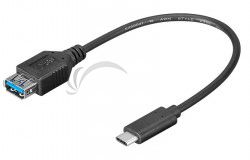 PremiumCord Adaptr USB-C (M) - USB 3.0 A (F), 0,2 m kur31-01