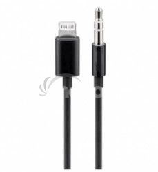 PremiumCord Apple Lightning audio redukn kbel na 3.5 mm stereo jack, 1 m, ierny kipod50