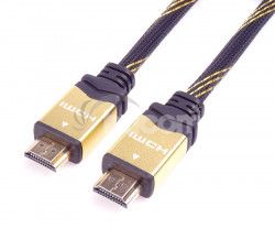 PremiumCord dizajnov HDMI 2.0 kbel, pozlten konektory, 0,5m kphdm2q05