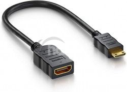 PremiumCord Flexi adaptr HDMI Typ A samica - mini HDMI Typ C samec pre ohybn zapojenie kphdma-34