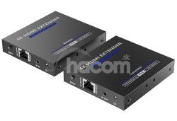 PremiumCord HDMI 2.0 extender Ultra HD 4kx2k@60Hz na 70m cez Cat6/Cat6A/Cat7 khext70-7