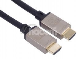 PremiumCord HDMI 2.1 High Speed + Ethernet kbel 8K @ 60Hz, pozlten 0,5m kphdm21k05