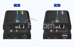 PremiumCord HDMI KVM extender cez LAN khext120-14
