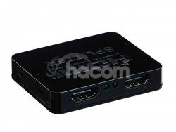 PremiumCord HDMI splitter 1-2 porty, s napjanm z USB, 4K, FULL HD, 3D khsplit2c