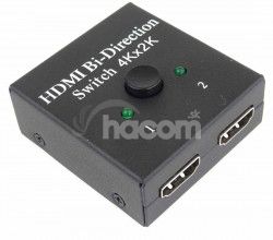 PremiumCord HDMI Switch 4K, FULL HD 1080p obojsmern 2-1 alebo 1-2 khswit21c