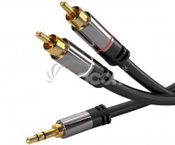 PremiumCord HQ tienen kbel stereo Jack 3.5mm-2xCINCH M / M 3m kjqcin3
