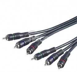 PremiumCord Kbel 3x CINCH-3x CINCH M / M 2m HQ kjackcmm3hq-2