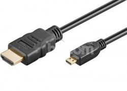 PremiumCord Kábel HDMI A - HDMI micro D, 5m kphdmad5