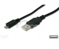 PremiumCord Kbel micro USB, AB 1m ku2m1f