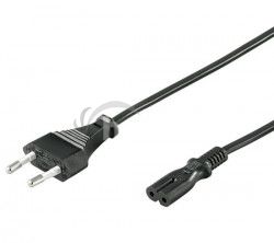 PremiumCord Kábel sieťový 230V k magnetofónu 3m, čierny kpspm3