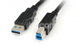 PremiumCord Kbel USB 3.0, AB, 9pin, 1m ku3ab1bk