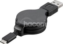 PremiumCord Kbel USB 3.1 C / M - USB 2.0 A / M, charging a sync navjac kbel 1m ku31cn1bk