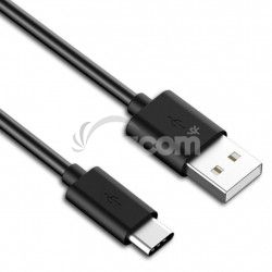 PremiumCord Kábel USB 3.1 C / M - USB 2.0 A / M, rýchle nabíjanie prúdom 3A, 1m ku31cf1bk