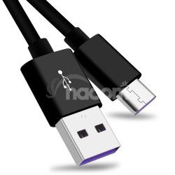 PremiumCord Kbel USB 3.1 C/M - USB 2.0 A/M, Super fast charging 5A, ierny, 1m ku31cp1bk