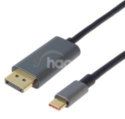 PremiumCord kábel USB-C na DisplayPort DP1.4 8K @ 60Hz a 4k @ 120Hz 2m ku31dp09