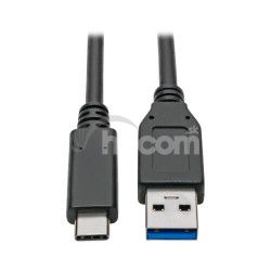 PremiumCord kábel USB-C - USB 3.0 A (USB 3.1 generation 2, 3A, 10Gbit / s) 0,5m ku31ck05bk