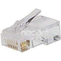 PremiumCord Konektor RJ45 8pin - na drt, balenie 100ks srj45d-100