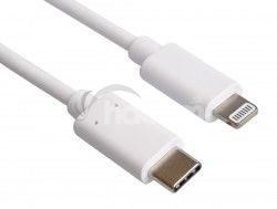PremiumCord Lightning - USB-C  USB nabjac a dtov kbel PFI pre Apple iPhone / iPad, 1m kipod53
