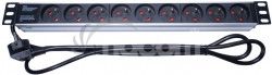 PremiumCord panel do 19 "1U, 9x230V, 2m PDU-F10G09