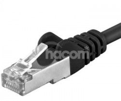 PremiumCord Patch kábel cat6 S-FTP, RJ45-RJ45, AWG 26/7 3m, čierna sp6asftp030C