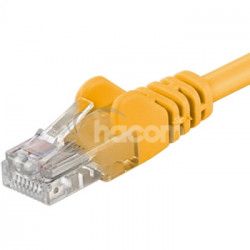 PremiumCord Kbel Patch UTP RJ45-RJ45 level 5e 1m lt sputp01Y