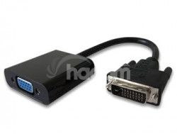 PremiumCord prevodnk DVI-D na VGA s krtkym kblom - ierny khcon-22