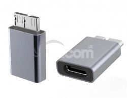 PremiumCord redukcia USB-C - USB 3.0 Micro B Male kur31-22