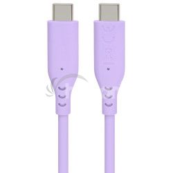 PremiumCord silik�nov� USB-C 60W, fialov�, 1.5m ku31sa15v