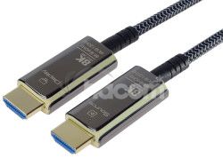 PremiumCord Ultra High Speed HDMI 2.1 optick fiber kbel 8K @ 60Hz, pozlten 50m kphdm21t50