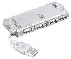 PremiumCord USB 2.0 HUB 4-portový bez napájania ku2hub4ws