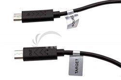 PremiumCord USB 2.0 kbel na prepojenie dvoch chytrch telefnov, microUSB B (M) - microUSB B (M), 0,3m, OTG kur-20
