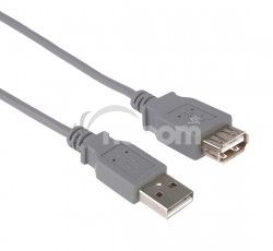 PremiumCord USB 2.0 kbel predlovac, AA, 0,5m kupaa05