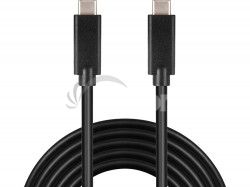 PremiumCord USB-C kbel (USB 3.1 gn 2, 3A, 10Gbit / s) ierny, 2m ku31cg2bk
