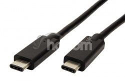 PremiumCord USB-C kbel (USB 3.1 generation 2, 3A, 10Gbit / s) ierny, 0,5m ku31cg05bk
