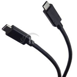 PremiumCord USB-C kbel (USB 3.2 generation 2x2, 5A, 20Gbit/s) ierny, 0,5m ku31ch05bk