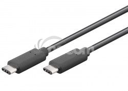 PremiumCord USB-C / male - USB-C / male, ierny, 0,5m ku31cc05bk