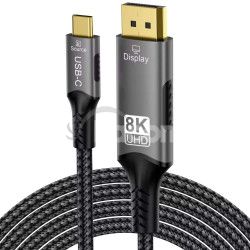 PremiumCord USB-C na DP 1.4, 2m ku31dp13