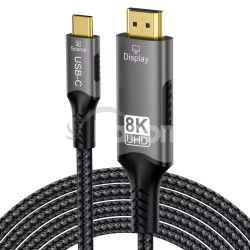 PremiumCord USB-C na HDMI kbel, 2m ku31hdmi27