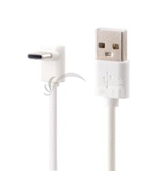 PremiumCord USB C-USB A, zahnut�, biely, 2m ku31cze2w