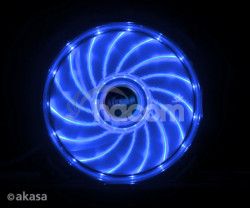 prdavn ventiltor Akasa Vegas LED 12 cm modr AK-FN091-BL