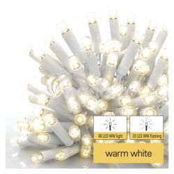 Profi LED spojovacia reaz blikajca biela  cencle, 3 m, vonkajia, tepl biela D2CW04