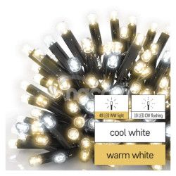 Profi LED spojovacia reaz preblikvajca  cencle, 3 m, vonkajia, tepl/studen biela D2CN01