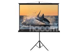 Projekn pltno AVELI statv, 150x94cm (16:10) 70", ern tubus XRT-00110B