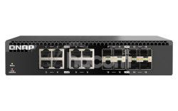 QNAP switch QSW-3216R-8S8T (8x 10G GbE porty + 8x 10G SFP+ porty, polovin rka) QSW-3216R-8S8T