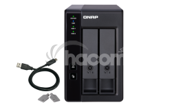 QNAP TR-002 rozirovacia jednotka pre PC alebo QNAP NAS (2x SATA / 1x USB 3.1 typu C - Gen 2) TR-002