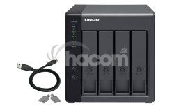 QNAP TR-004 rozirovacia jednotka pre PC alebo QNAP NAS (4x SATA / 1 x USB 3.0 typu C) TR-004