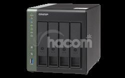 QNAP TS-431X3-4G (1,7 GHz / 2GB RAM / 4x SATA / 1x GbE / 2x 2,5GB / 1x 10GbE SFP + / 3x USB 3.2) TS-431X3-4G
