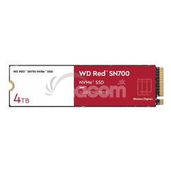QNAP WD, SSD, Red SN700, PCIe NVMe Gen3, M.2 2280, 4TB, WDS400T1R0C 79700-T00401WD02-RS