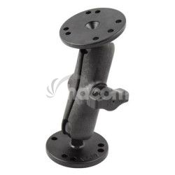 RAM zostava - stredn� plastov� rameno s dvoma okrouhl�mi z�klad�ami 2,5" a gu�ov�m k�bom 1" RAM-B-101U-CIP1