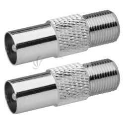 Redukcia F zsuvka - IEC vidlica 2ks R5850.2